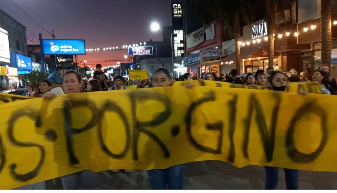 Río Tercero marchó pidiendo Justicia por Gino