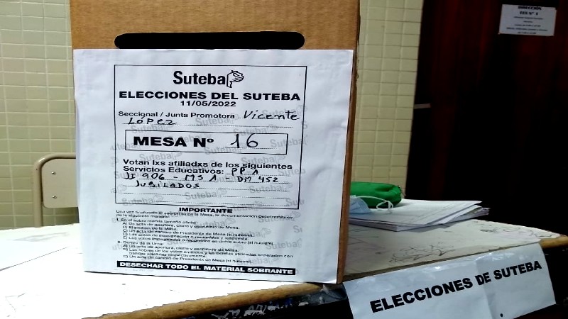 Elecciones en Suteba Vicente López