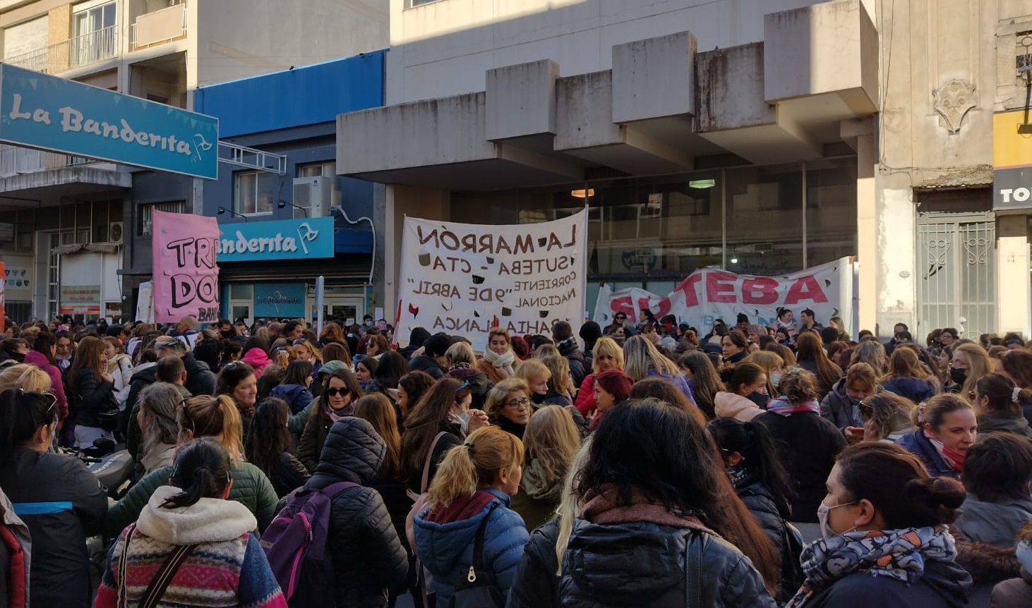 En Bahía Blanca la Multicolor se mantiene como conducción del Suteba 