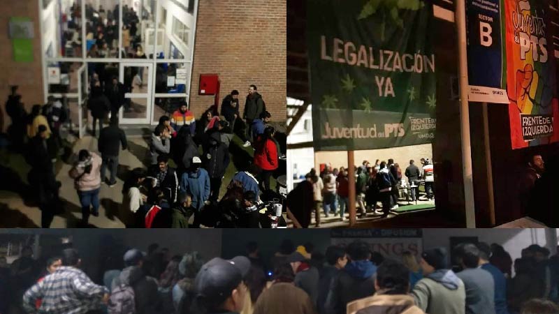 UNGS: 200 jóvenes por la reducción de la jornada laboral y por que oficialicen la lista de la izquierda