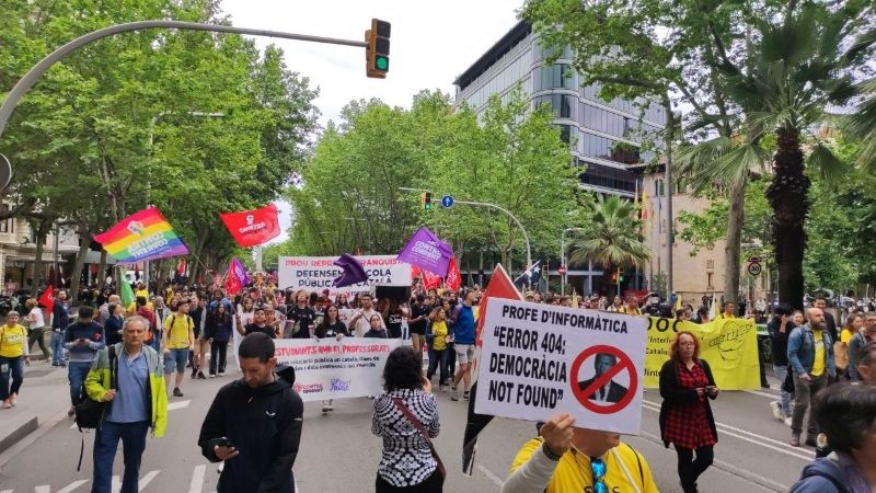 Jornada de huelga educativa en Catalunya