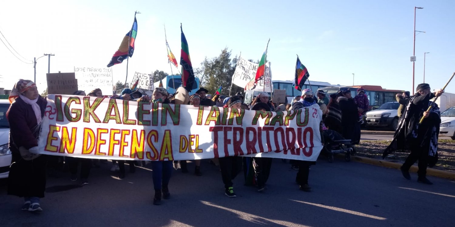 Pueblo Mapuche-Tewelche en defensa del territorio, en pie de lucha