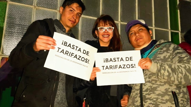 Artistas de Jujuy se sumaron a la campaña contra el tarifazo en el transporte público