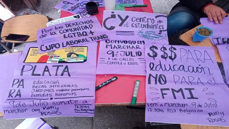 9 de julio: Por qué les estudiantes, las mujeres y las disidencias tenemos que salir a las calles contra el ajuste de los gobiernos y el FMI 