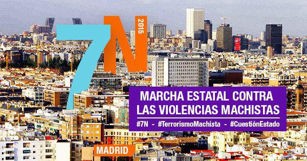 7N: Marcha estatal contra las violencias machistas en Madrid