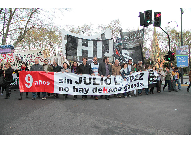 A 9 años sin López miles exigieron en las calles la apertura de los archivos de la dictadura