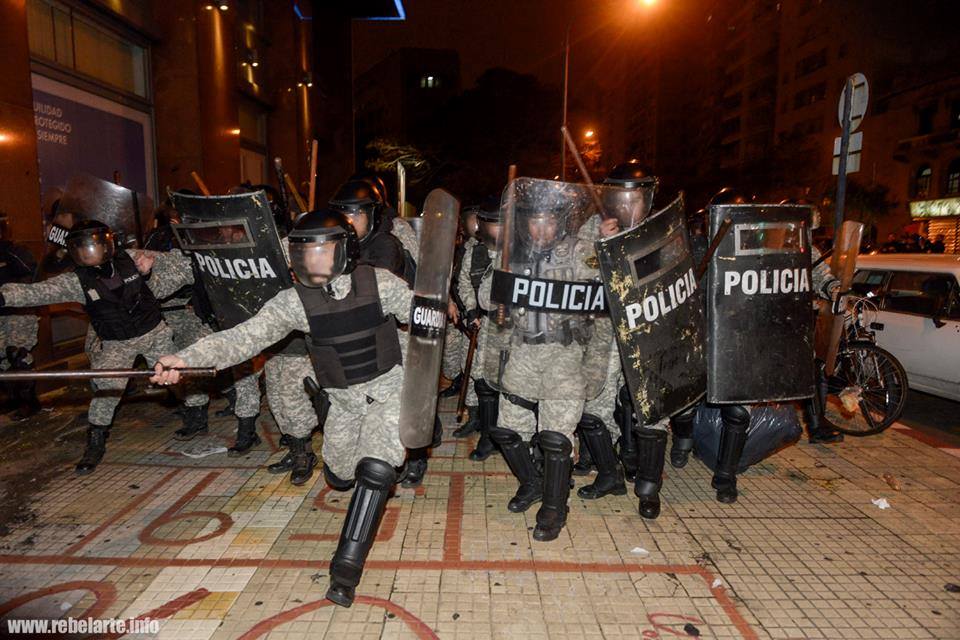 La cara represiva del Frente Amplio