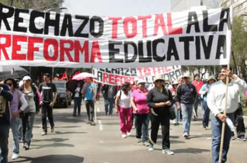 Sección XXII aún resiste a la Reforma Educativa