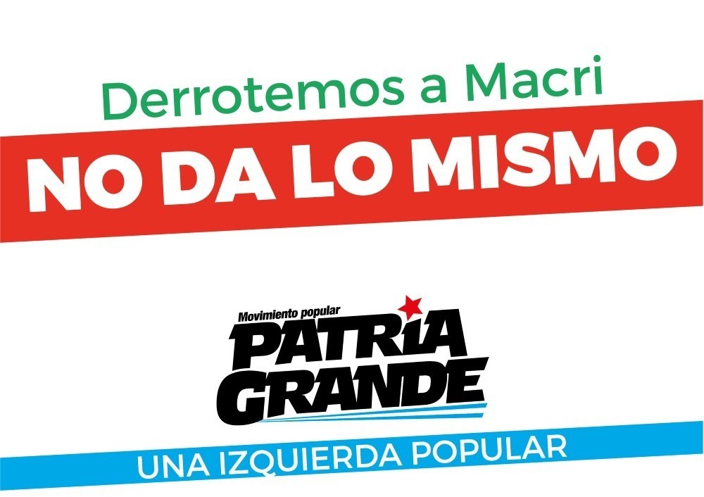 De criticar lo malo a votar lo malo: lamentable apoyo de Patria Grande a Scioli