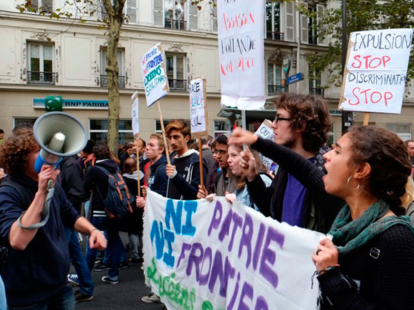 Francia: contra el racismo, la guerra y el estado de excepción marchamos el 22N