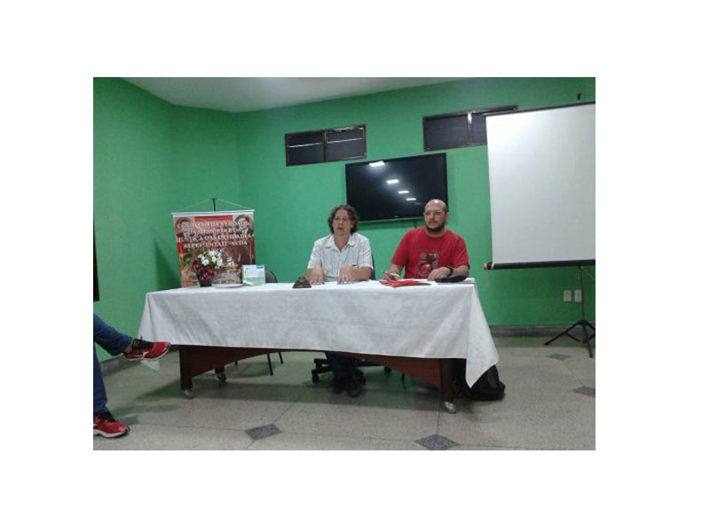 Conferencia de Christian Castillo en sindicato docente del nordeste brasilero 