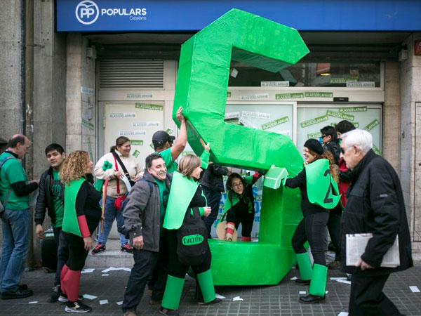 El drama social de los desahucios, ausente en el 20D