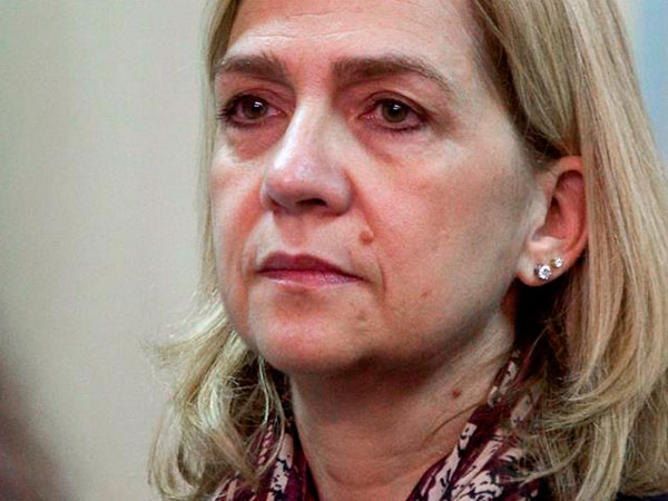 La infanta Cristina de Borbón al banquillo de los acusados 