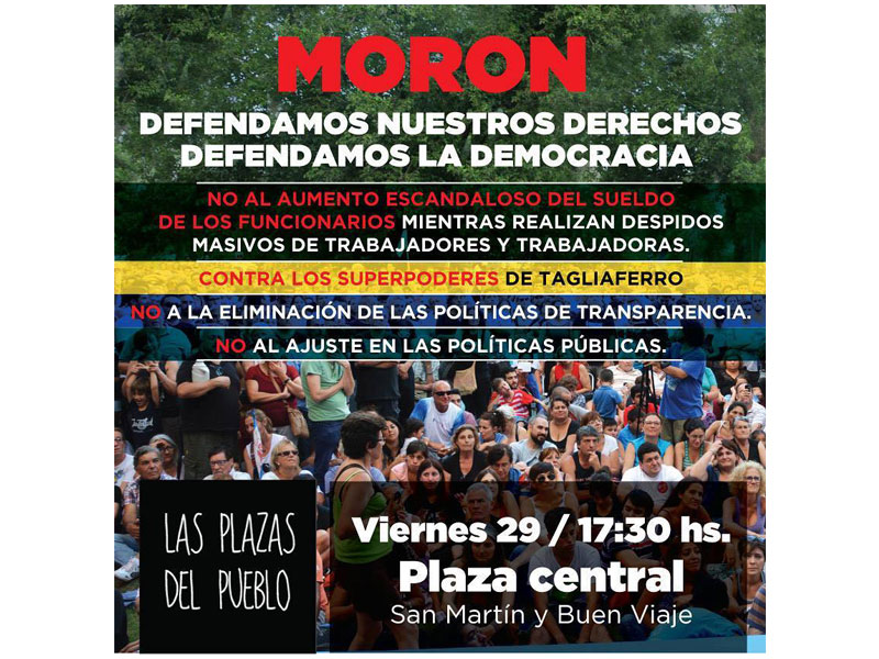 Continúan los despidos en el Municipio de Morón