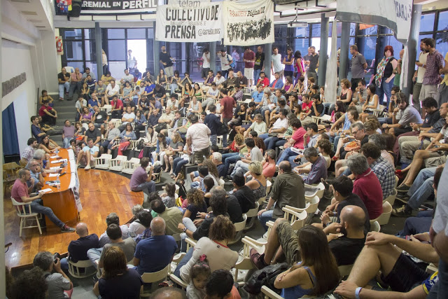 En su segunda asamblea general, el SiPreBA votó adherir al paro nacional de ATE 