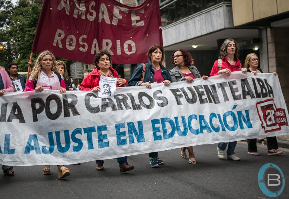 Paro y movilización docente 