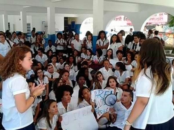 Un mes de lucha estudiantil en Río de Janeiro