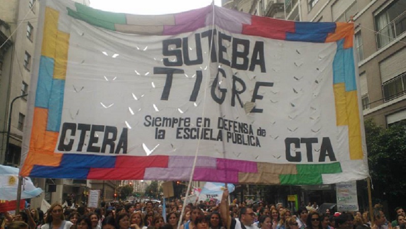 Suteba Tigre: “Cientos de delegados para organizar la resistencia desde las escuelas”