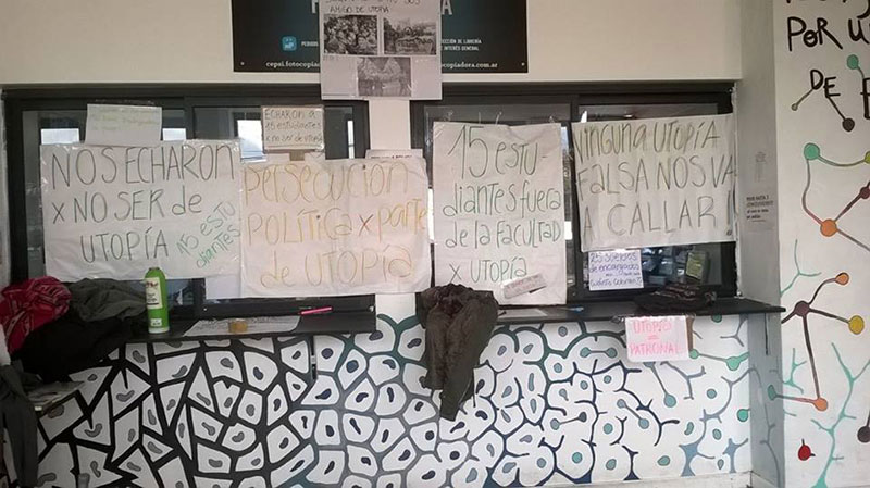 Psicología UNLP: centro de estudiantes K despide a los becarios por organizarse 