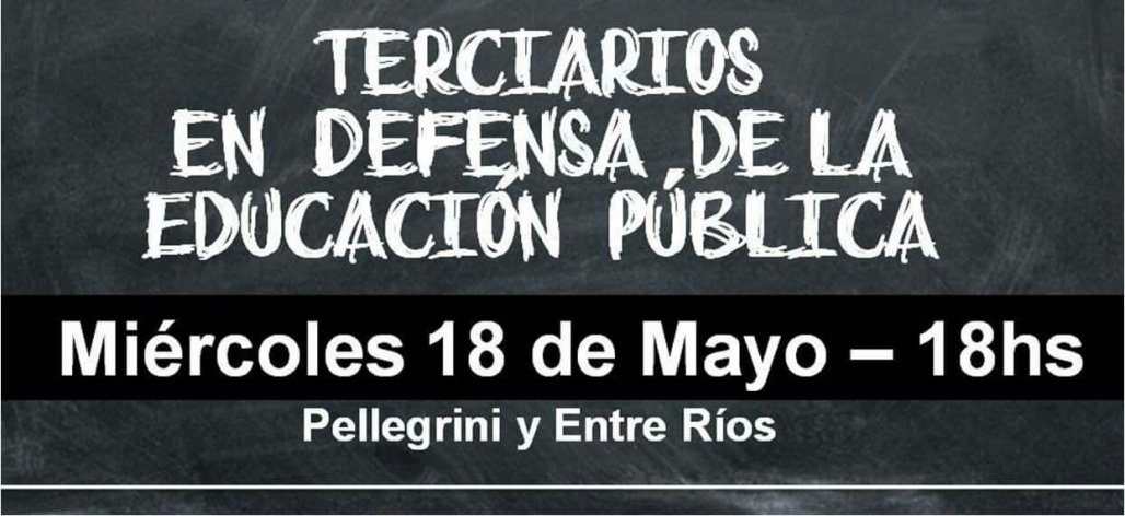 Terciarios en lucha por la educación pública