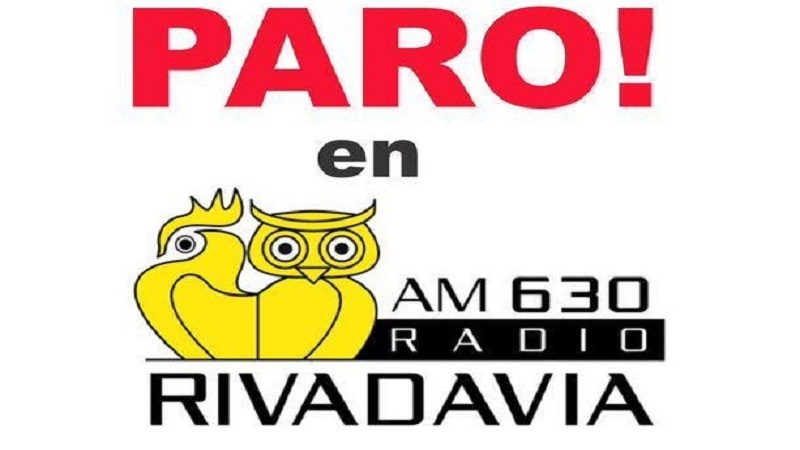 Paro en Radio Rivadavia y nuevas medidas por el no pago de sueldos