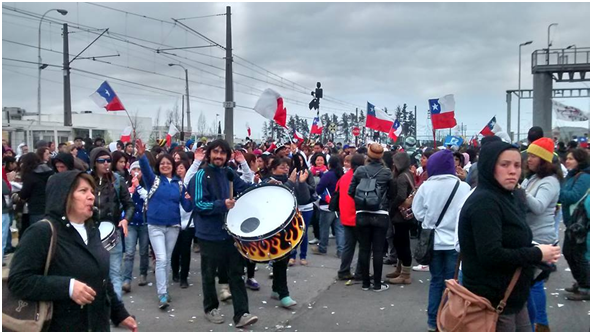 Histórica huelga de los trabajadores y trabajadoras de Carozzi-Costa