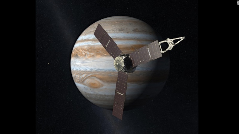 La sonda Juno comenzó su inmersión en la atmósfera de Júpiter