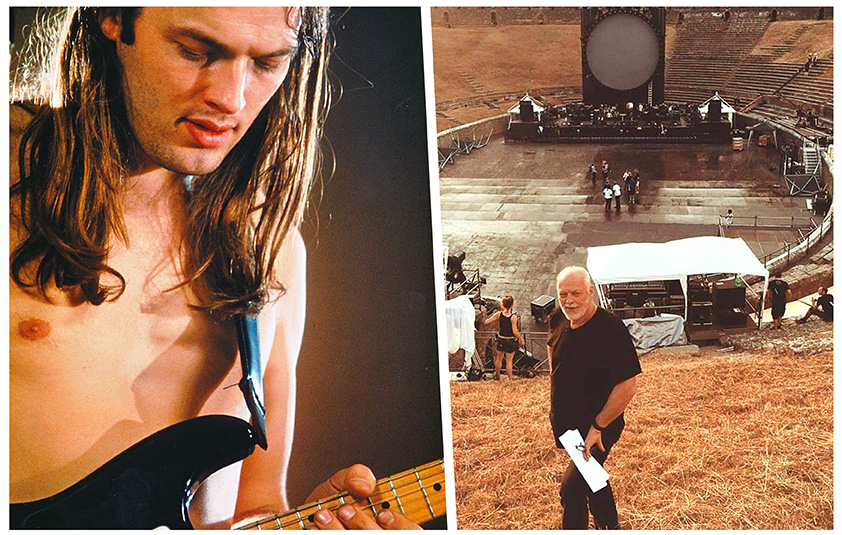 David Gilmour en Pompeya, después de 45 años