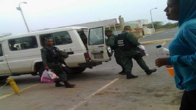  Me agarró la Guardia Nacional por hacer una cola para comprar