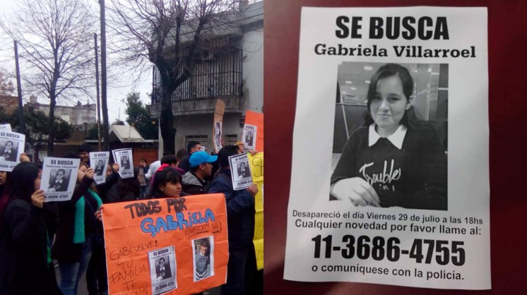 Convocan a una marcha por Gabriela Villarroel