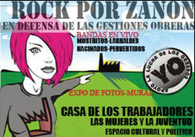 Festival por Zanon y en defensa de las gestiones obreras