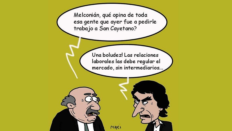 Humor: santo mercado laboral‏