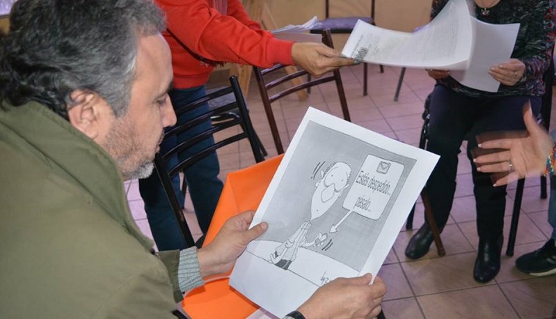 Taller de violencia laboral y doble discurso de ATE Morón 