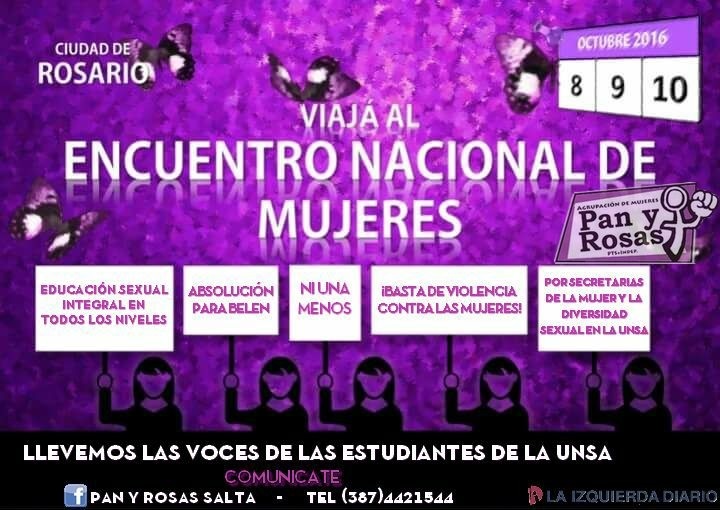 Estudiantes salteñas impulsan campaña para viajar al Encuentro de Mujeres