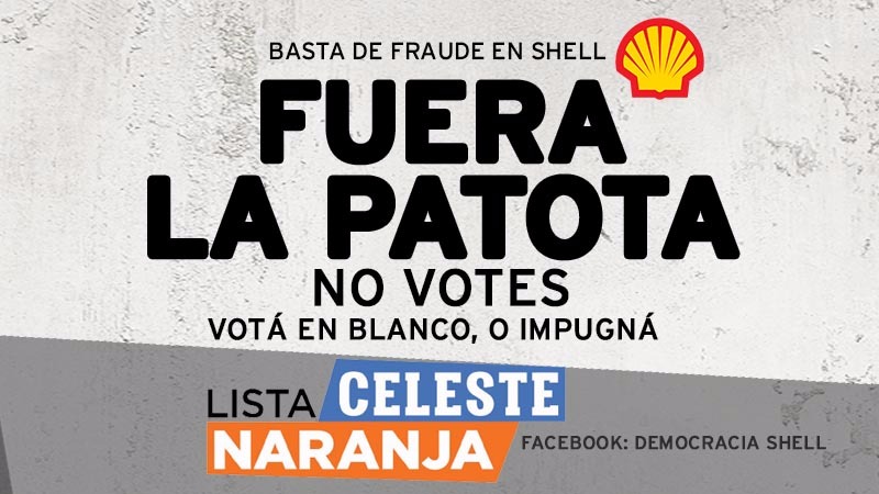 Con una patota, Roberti comenzó la elección fraudulenta en la Shell