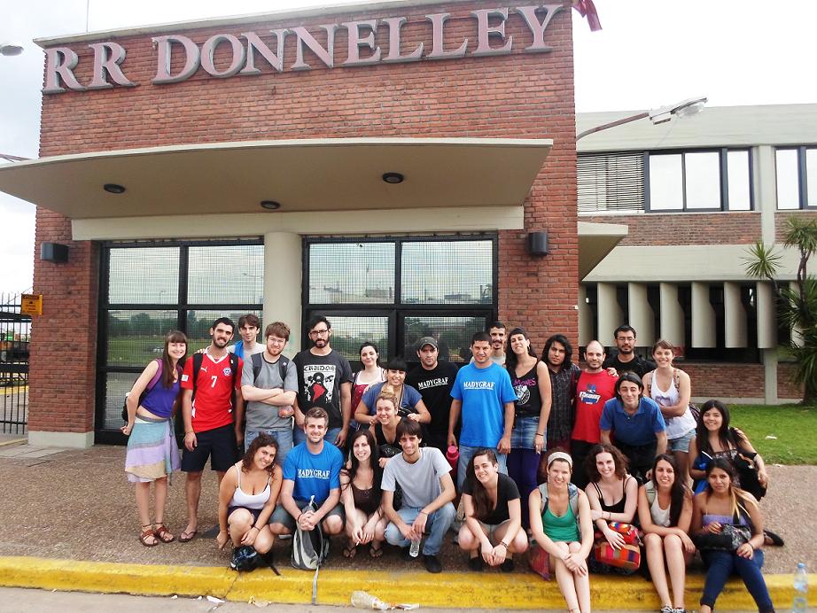 UBA: obreros de MadyGraf y estudiantes de Económicas pasaron por cursos y recorrieron la facultad