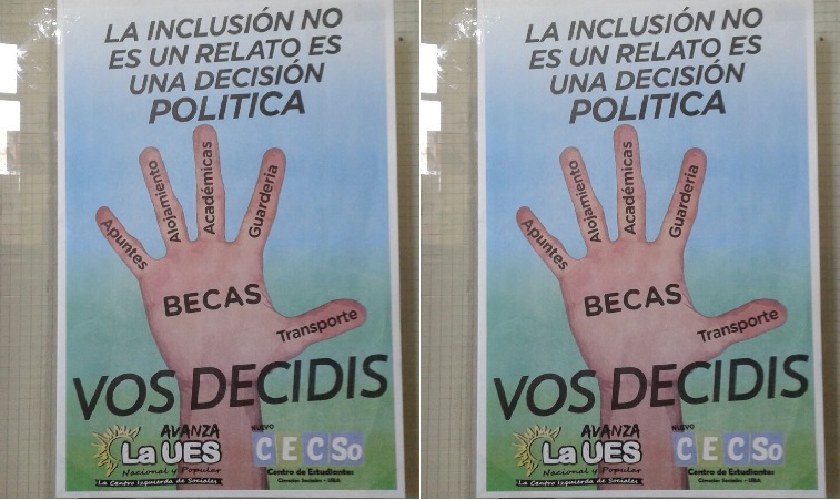 Becas e inclusión: un debate que recorre las elecciones en Sociales-UBA