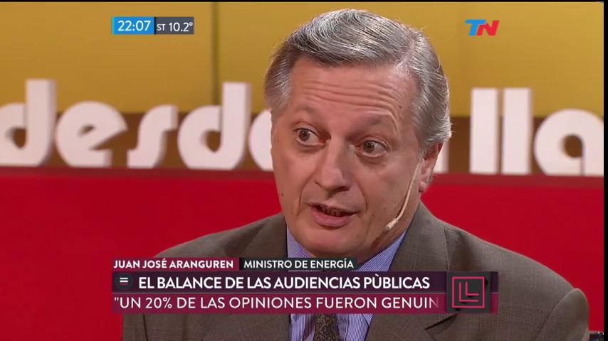 Aranguren: “El 80 % de las posiciones en la audiencia fueron ideológicas”