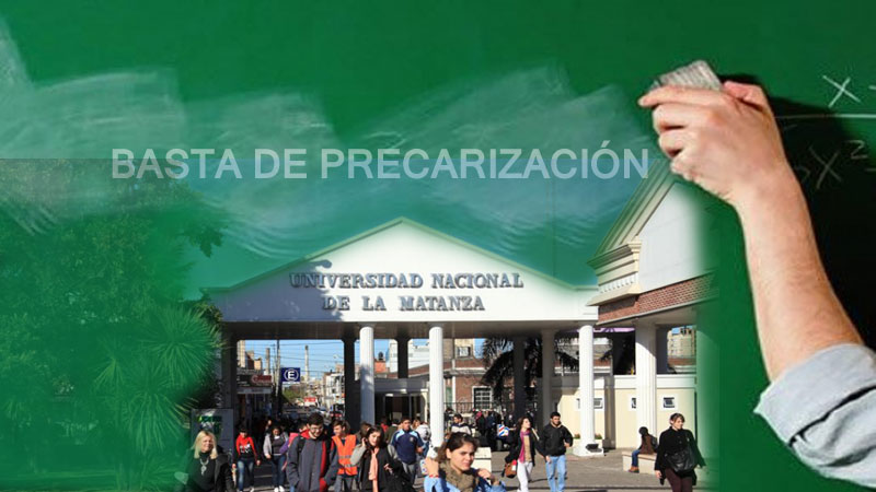 Universidad de La Matanza: ¿en qué condiciones trabajan los docentes?