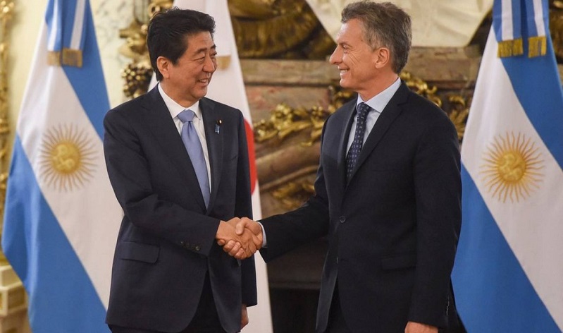 El primer ministro japonés visitó la Argentina después de 57 años