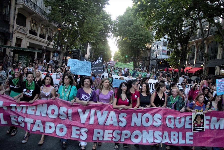 Se realizó la jornada de lucha contra la violencia machista