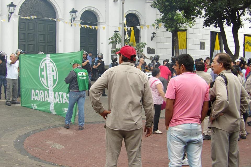 Catamarca: Corpacci reprime la protesta de los trabajadores por aumentos salariales