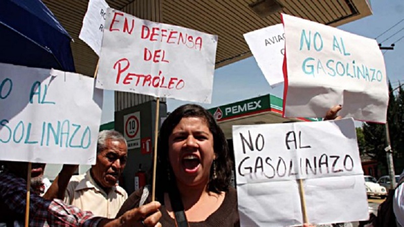  Los maestros hablan del gasolinazo 