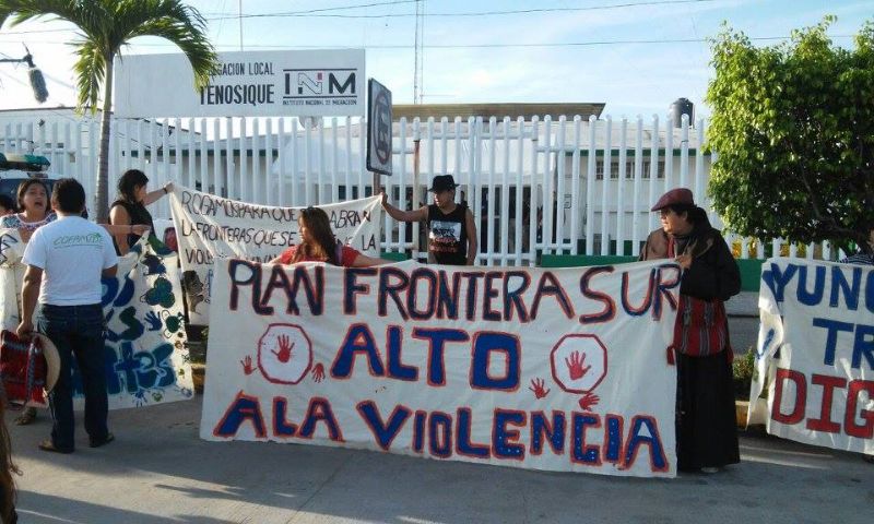 Crisis humanitaria en la frontera sur de México