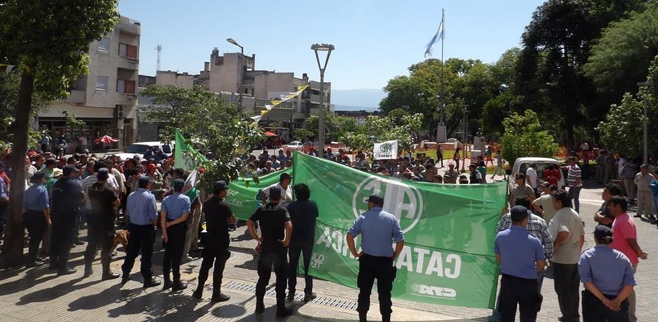 Oleada de marchas y huelgas en Catamarca