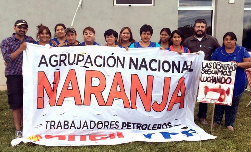 Petroleros visitan Vaca Muerta y a las leonas de Textil Neuquén