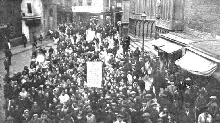 Cuando las mujeres hicieron huelga en Barcelona: la revuelta de 1918