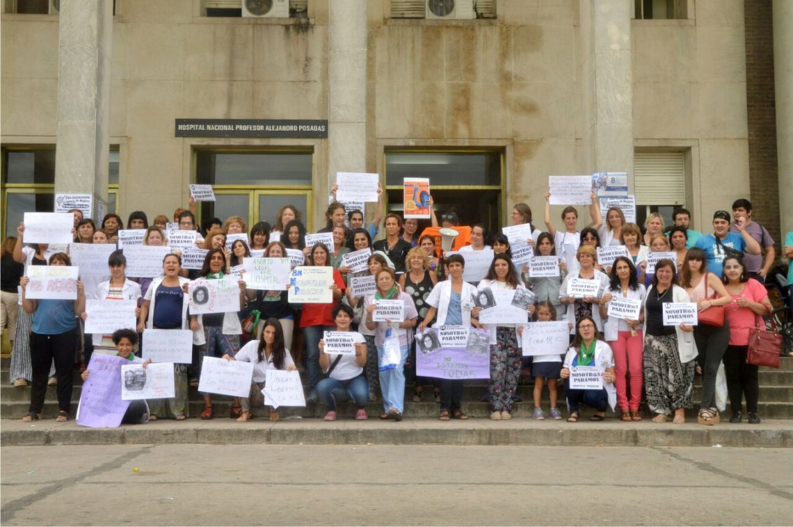 El 8 de marzo se vivió en el Hospital Posadas