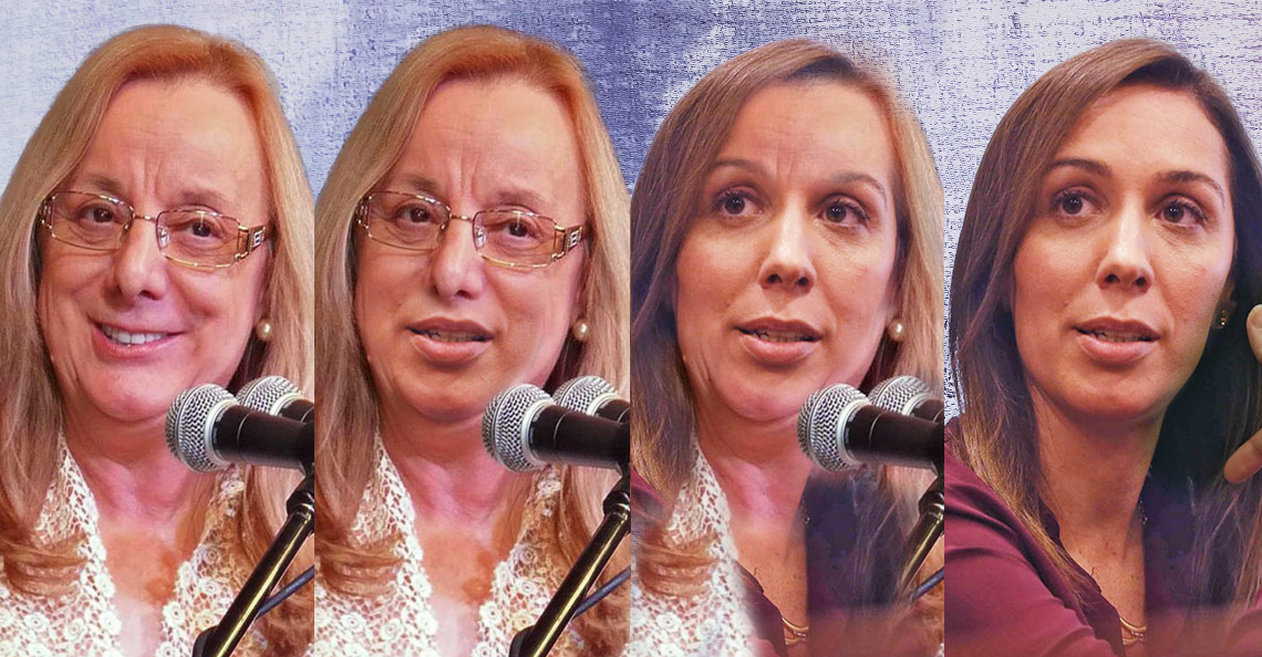 ¿María Eugenia Kirchner o Alicia Vidal? separadas al nacer, enemigas de los docentes