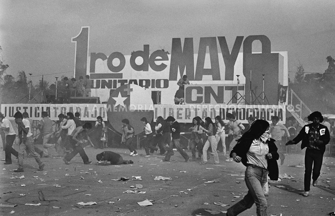 1º mayo 1984: una gran manifestación contra la dictadura